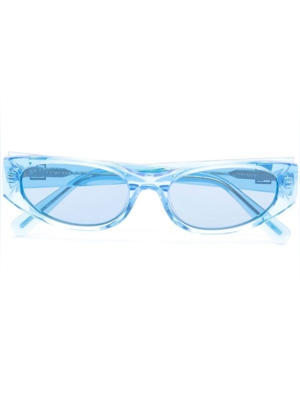BY FAR Icy Blue Rodeo Designer Sunglasses in New Condition